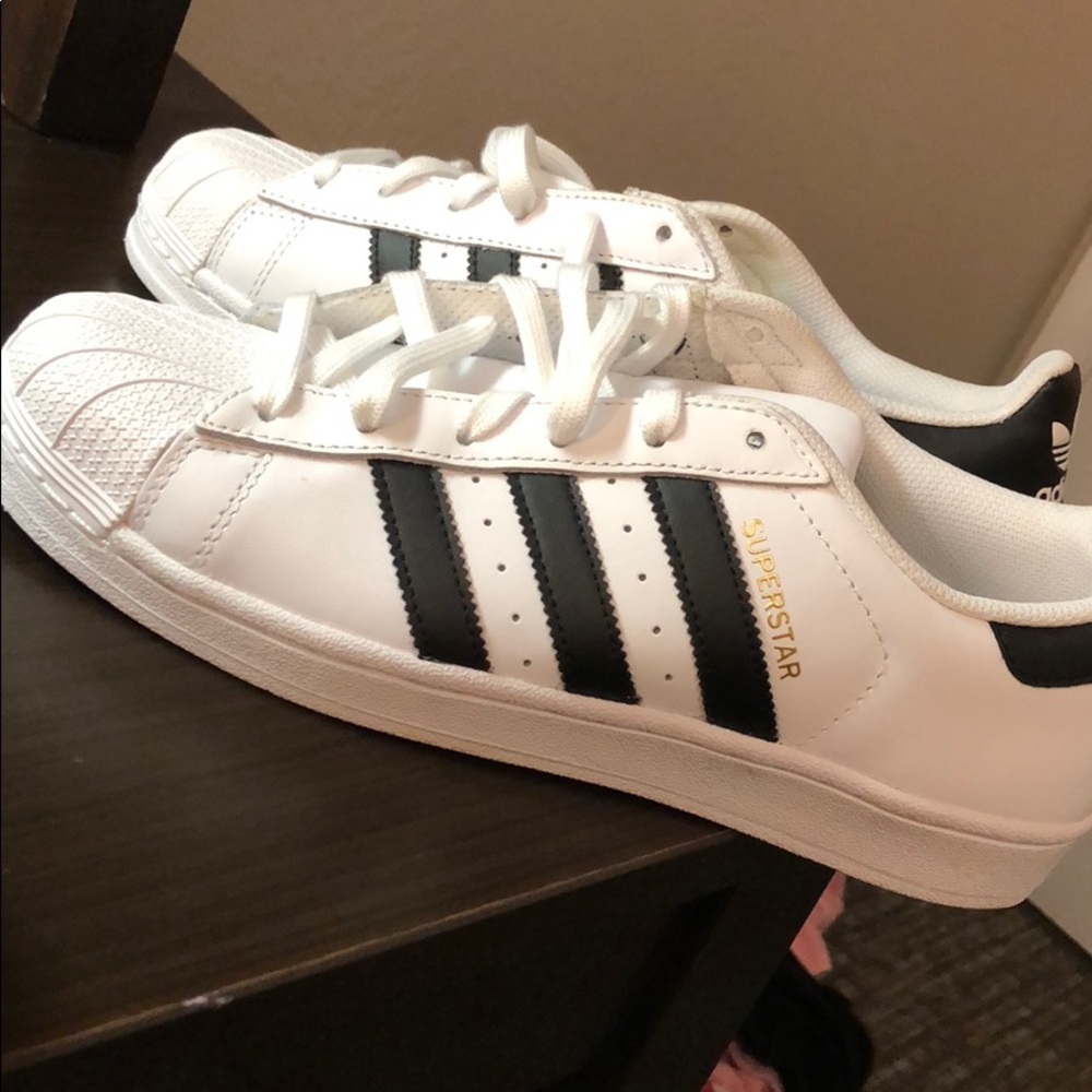 Adidas super stars never worn